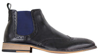 Miesten mustat tai ruskeat slip-on-cheal-saappaat - Cavani Hound