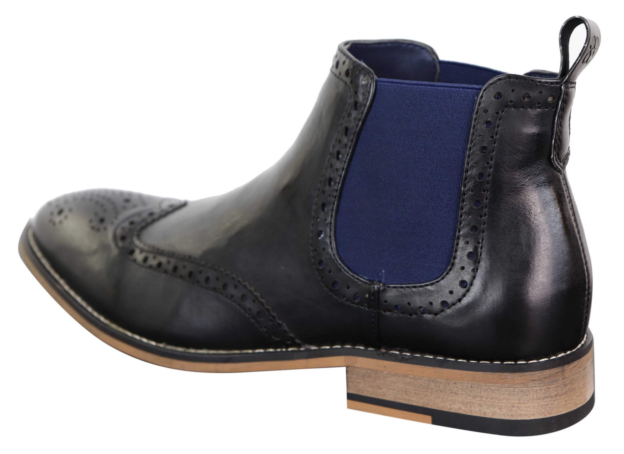 Miesten mustat tai ruskeat slip-on-cheal-saappaat - Cavani Hound