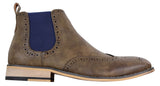 Miesten mustat tai ruskeat slip-on-cheal-saappaat - Cavani Hound