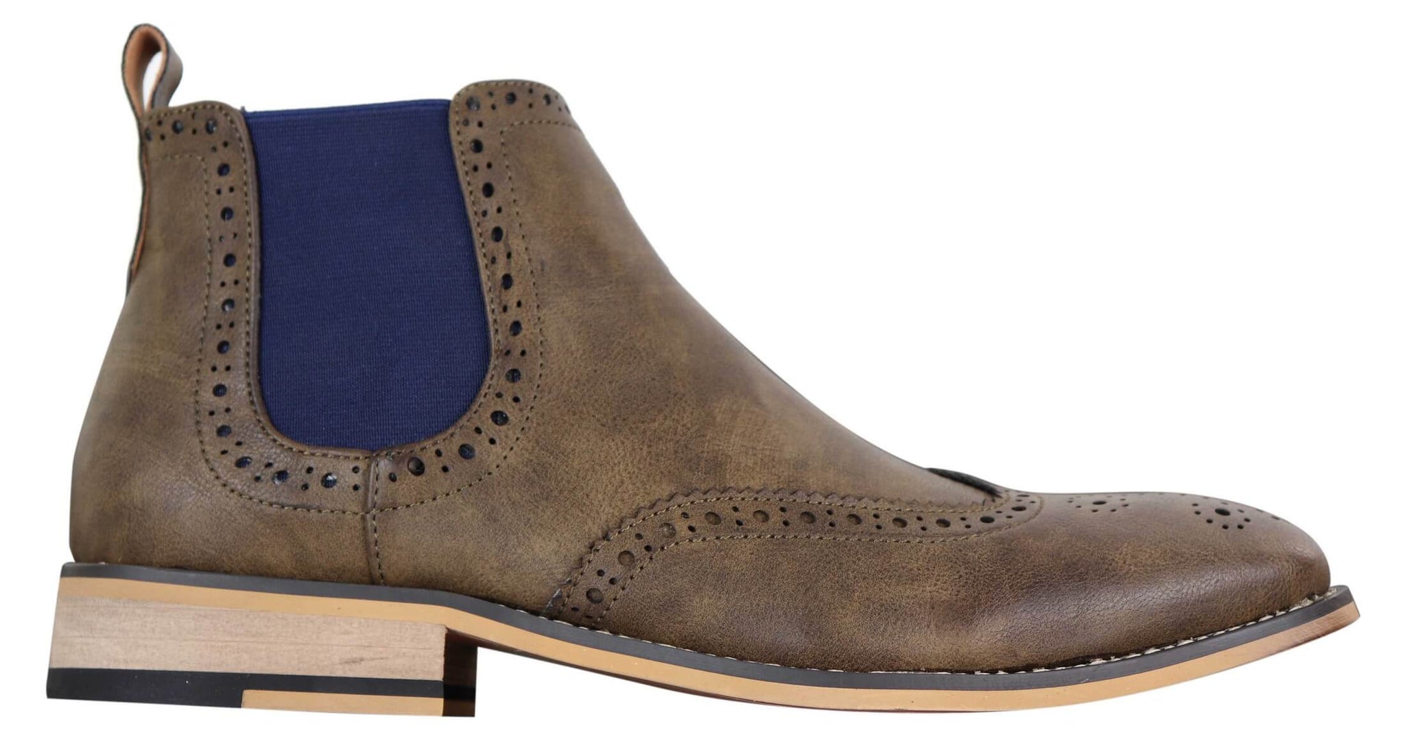 Miesten mustat tai ruskeat slip-on-cheal-saappaat - Cavani Hound