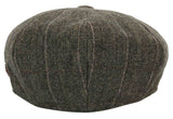Miesten tweed-ruutukuvioinen Peaky Blinders -lippis
