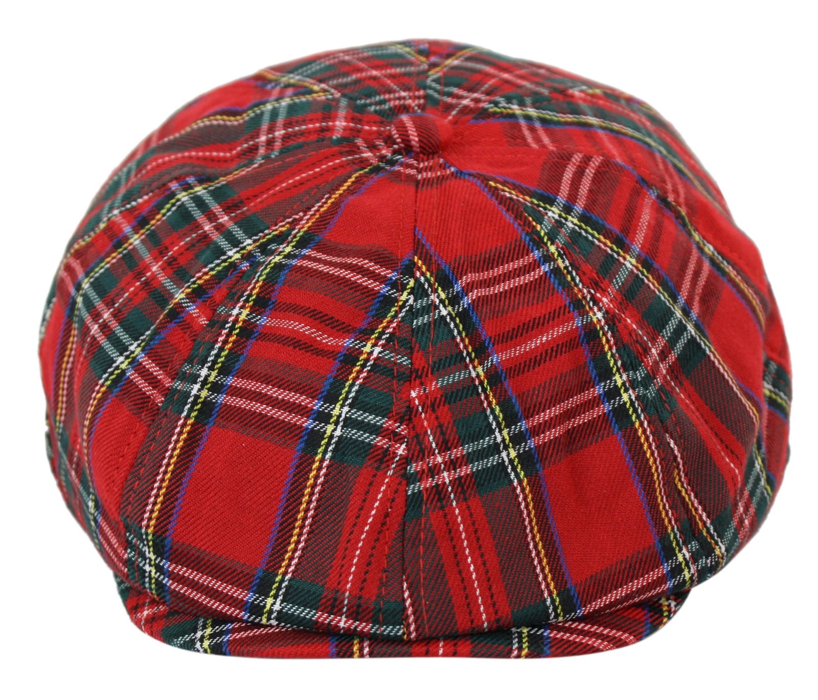 Miesten tweed-kangaspipo 8-paneelisella newsboy-hatulla