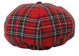Miesten tweed-kangaspipo 8-paneelisella newsboy-hatulla