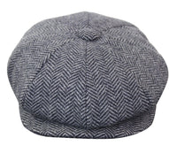 HT6316 - Miesten kalanruotokuvioinen tweed-hattu Peaky Blinders -kuviolla