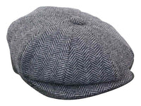 HT6316 - Miesten kalanruotokuvioinen tweed-hattu Peaky Blinders -kuviolla