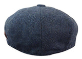 HT6364 - Miesten kalanruotokuvioinen tweed-newsboy Peaky Blinders -hattu