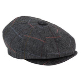 Miesten 8-paneelinen Newsboy-lippis