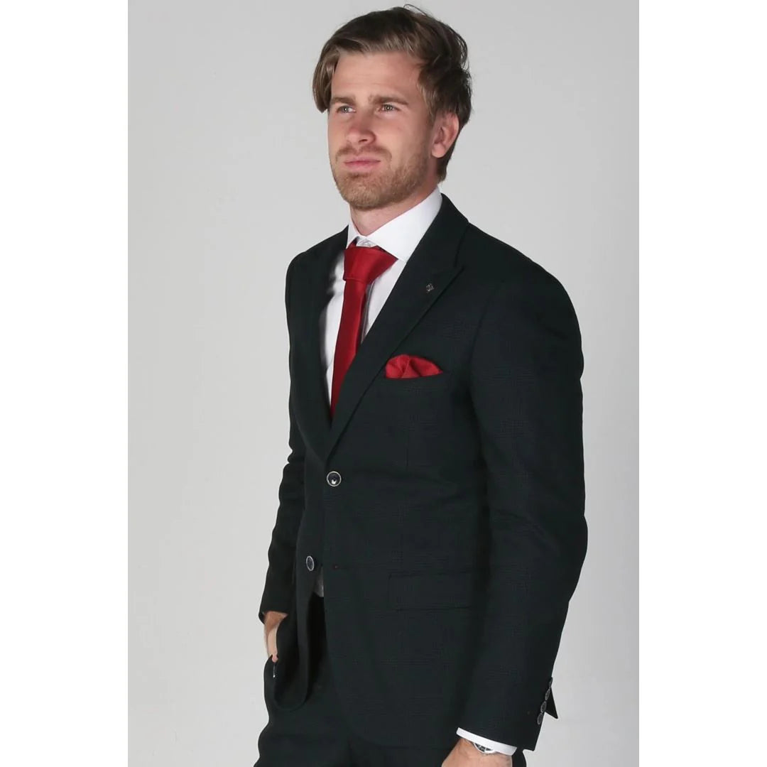 Jasper - Miesten oliivinvihreä bleiseri