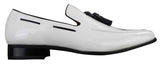 Miesten slip-on-patukkakengät, kiiltävät tupsukuvioiset ajokengät, nahkaiset, älykkäät rentoa dynamiikkaa