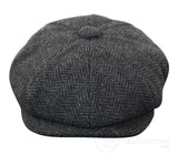 Lasten Peaky Blinders Newsboy Tweed -kalanruotokuvioinen 8-paneelinen hattu