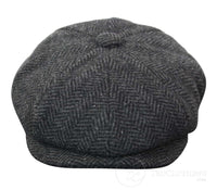 Lasten Peaky Blinders Newsboy Tweed -kalanruotokuvioinen 8-paneelinen hattu