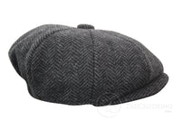 Lasten Peaky Blinders Newsboy Tweed -kalanruotokuvioinen 8-paneelinen hattu