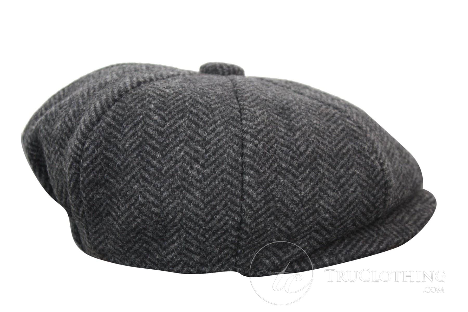 Lasten Peaky Blinders Newsboy Tweed -kalanruotokuvioinen 8-paneelinen hattu