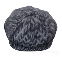 Lasten Peaky Blinders Newsboy Tweed -kalanruotokuvioinen 8-paneelinen hattu