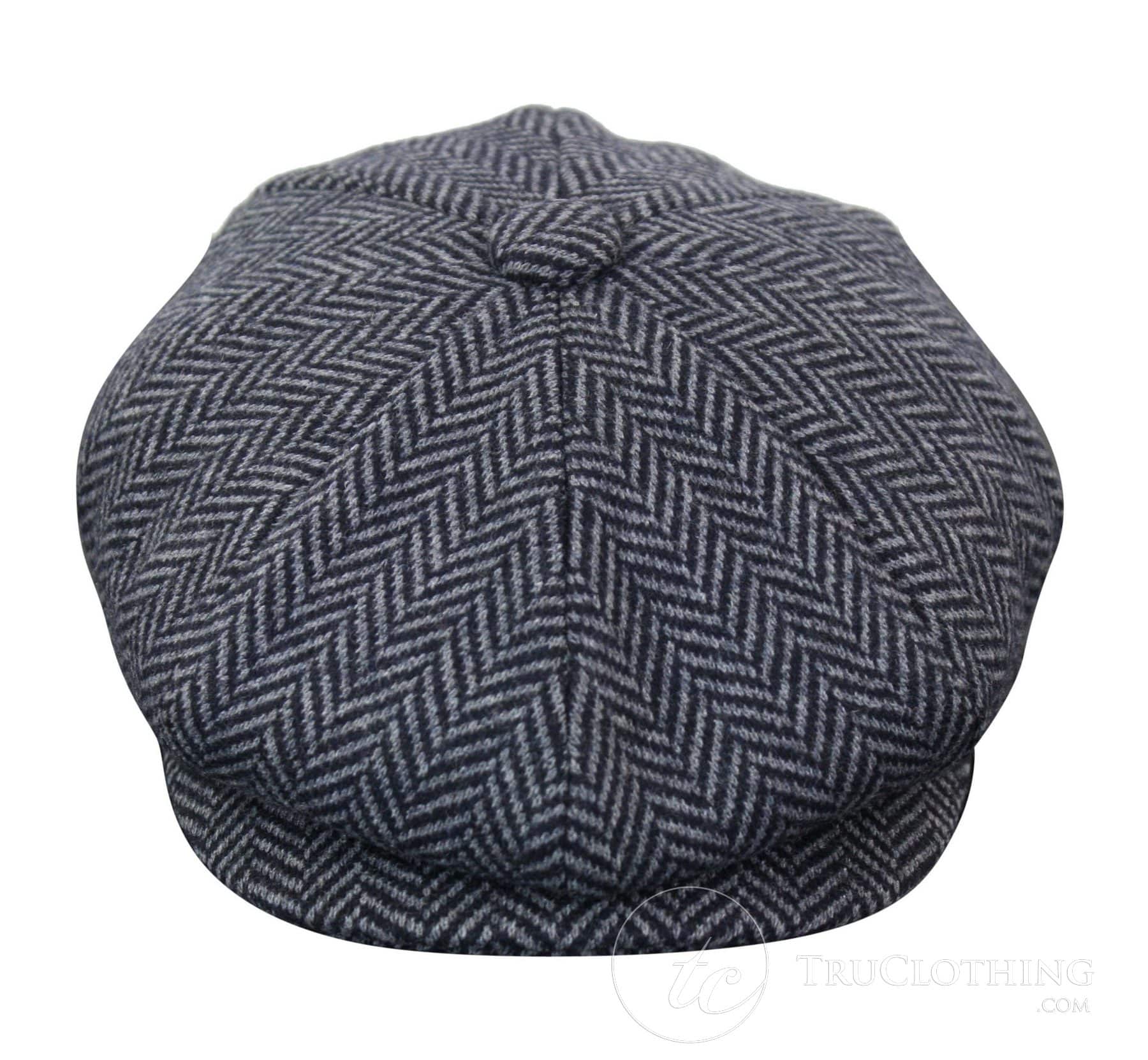 Lasten Peaky Blinders Newsboy Tweed -kalanruotokuvioinen 8-paneelinen hattu