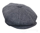Lasten Peaky Blinders Newsboy Tweed -kalanruotokuvioinen 8-paneelinen hattu