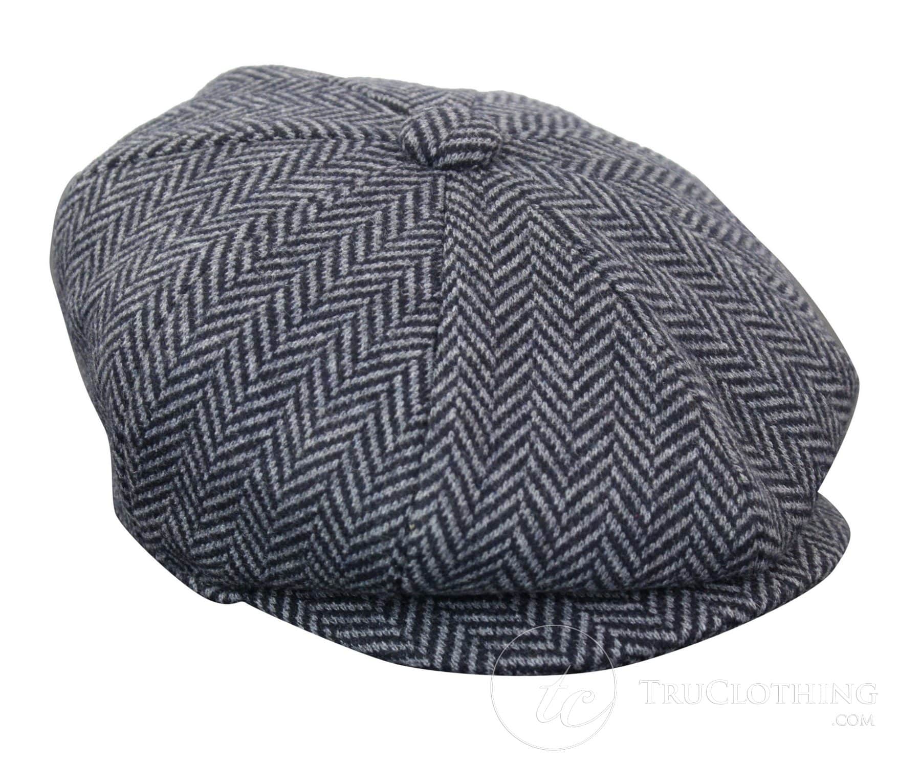 Lasten Peaky Blinders Newsboy Tweed -kalanruotokuvioinen 8-paneelinen hattu