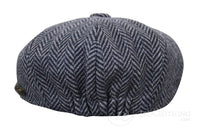 Lasten Peaky Blinders Newsboy Tweed -kalanruotokuvioinen 8-paneelinen hattu