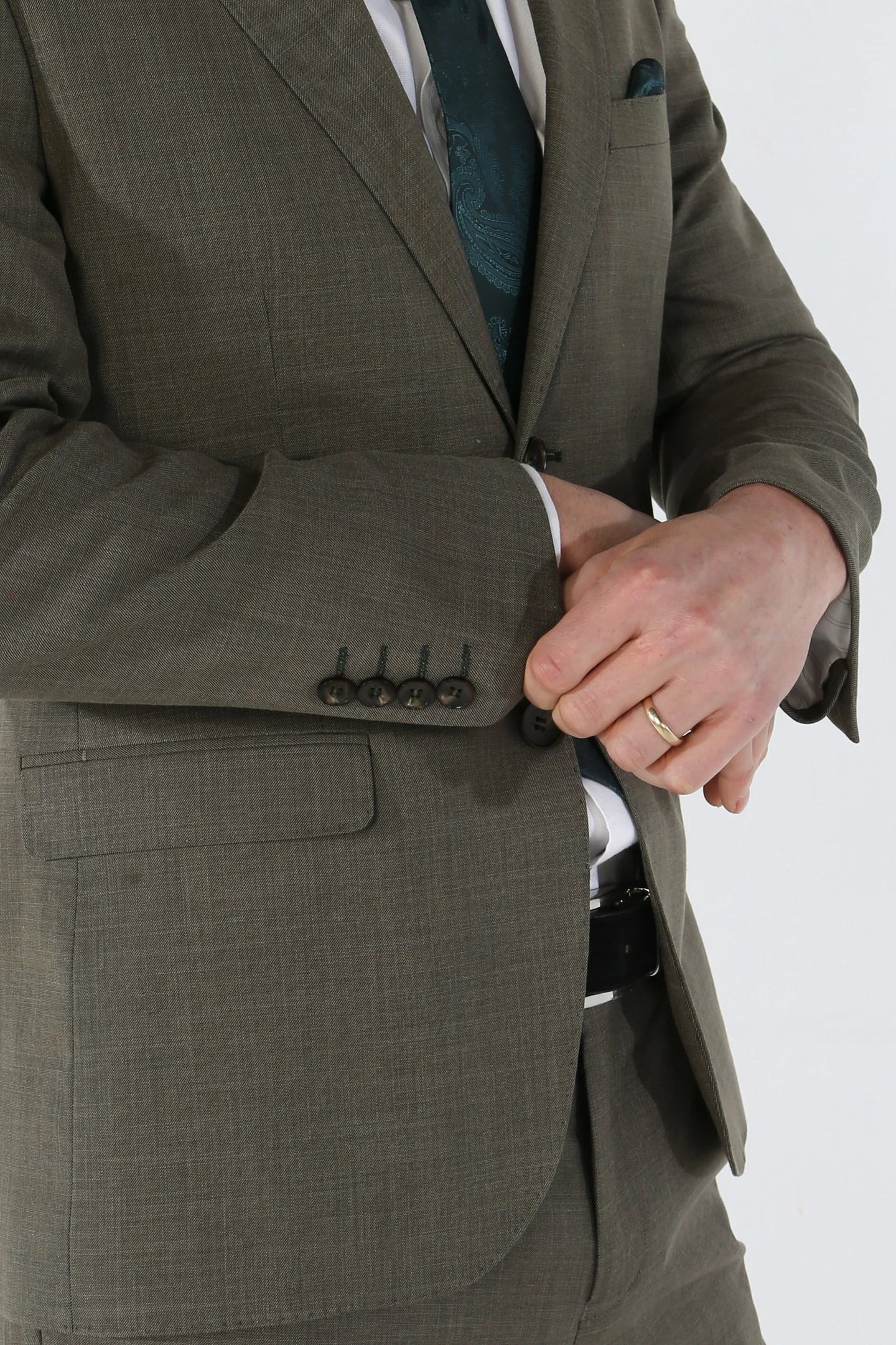 Kurt - Miesten Sage Tailored Fit -bleiseri