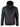 Miesten hupullinen biker-nahkatakki - musta