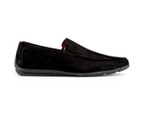 Miesten mokkanahkaiset neliönmuotoiset kärjet slip-on-kengät