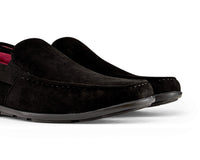 Miesten mokkanahkaiset neliönmuotoiset kärjet slip-on-kengät