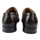 Miesten mokkasiinit, ruskeat loaferit, nahkavuori, slip-on-tyylikkäät muodolliset kengät