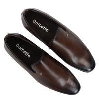 Miesten slip-on-ruskeat loafer-kengät