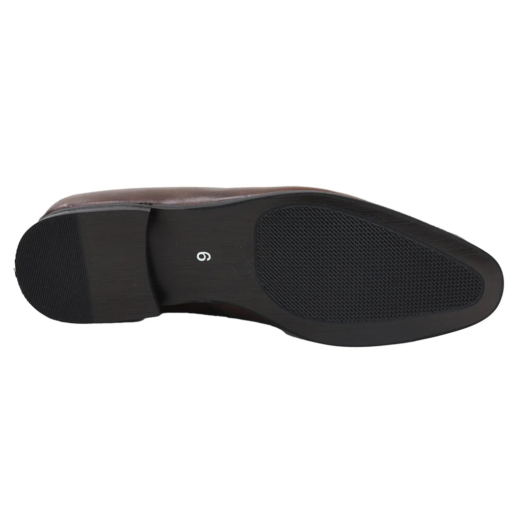 Miesten slip-on-ruskeat loafer-kengät