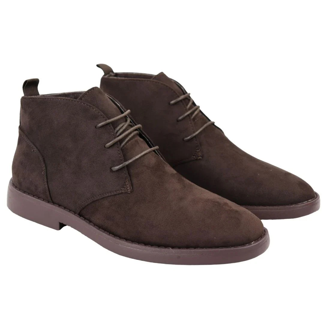 Miesten Chukka Desert -nauhalliset ruskeat nilkkurit