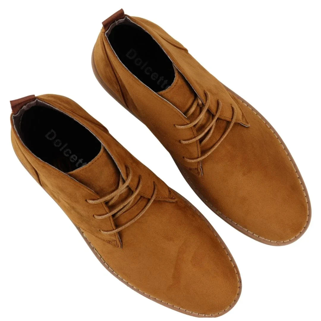 Miesten Chukka Desert -nauhalliset ruskeat nilkkurit