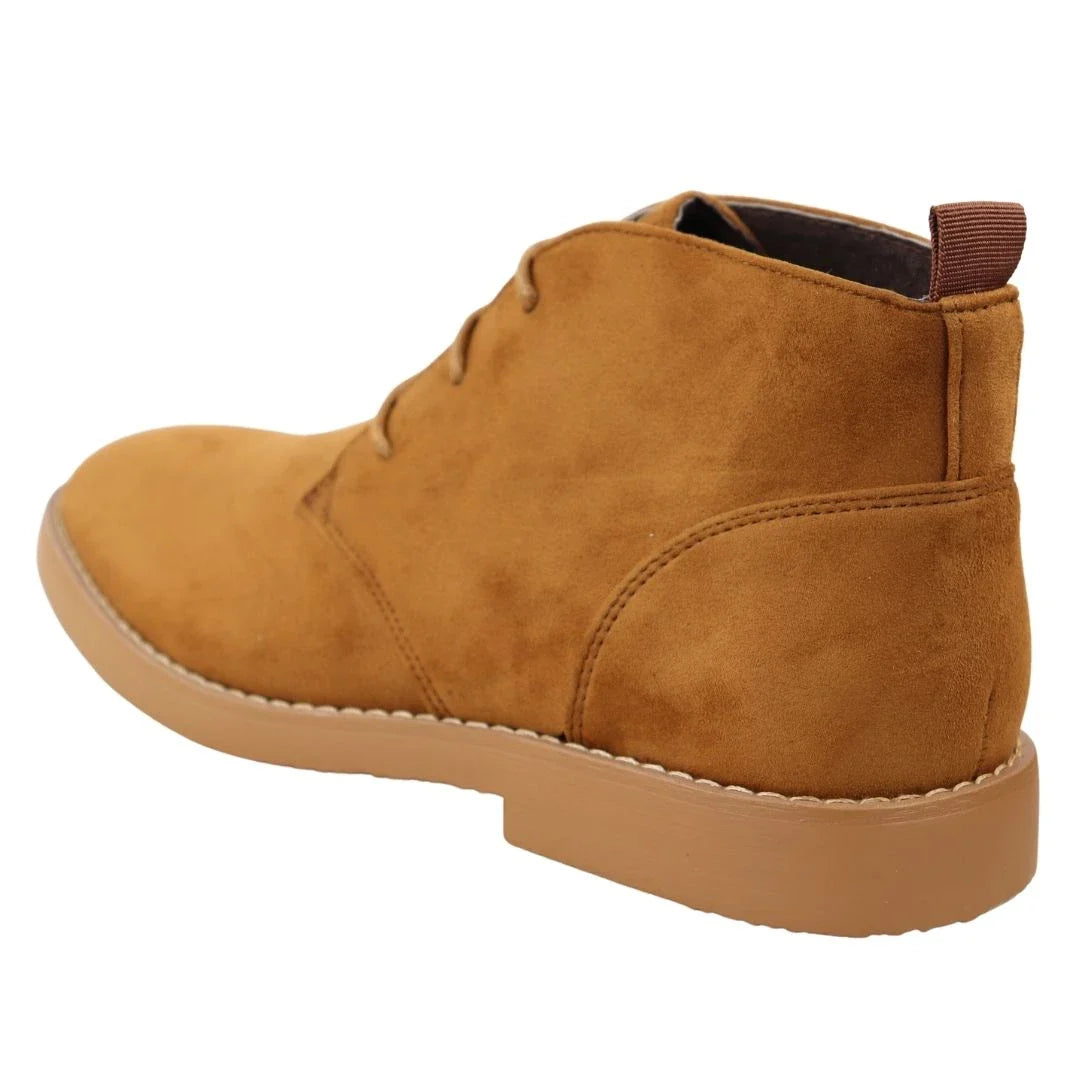 Miesten Chukka Desert -nauhalliset ruskeat nilkkurit