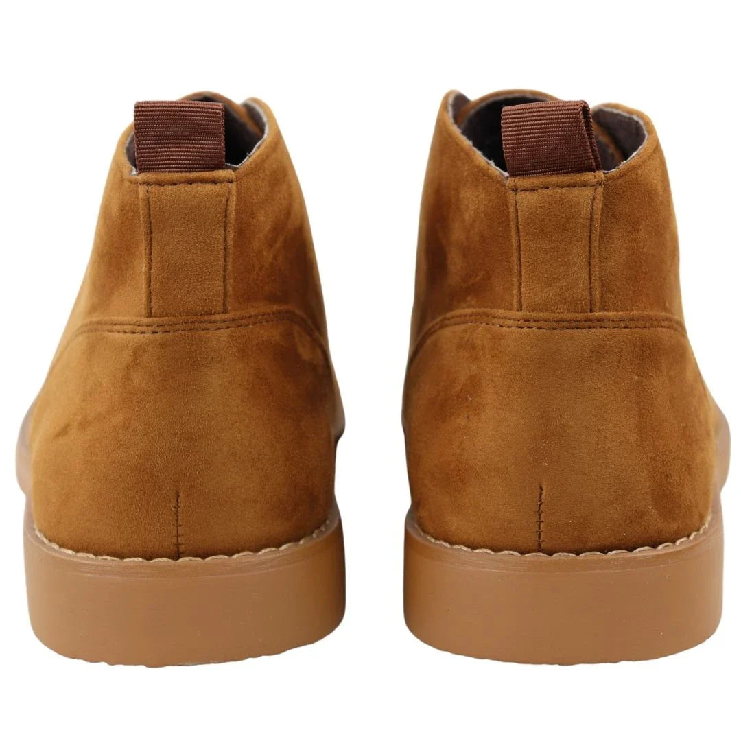 Miesten Chukka Desert -nauhalliset ruskeat nilkkurit