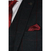 Madrid - Miesten sininen tweed-bleiseri