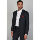 Madrid - Miesten sininen tweed-bleiseri