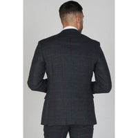 Madrid - Miesten sininen tweed-bleiseri