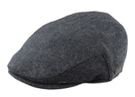 Miesten flat cap -villainen kalanruotokuvioinen hiilenruskea tweed-lippis, klassinen 1920-luvun unisex-poikatoppi