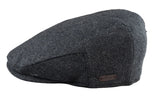 Miesten flat cap -villainen kalanruotokuvioinen hiilenruskea tweed-lippis, klassinen 1920-luvun unisex-poikatoppi