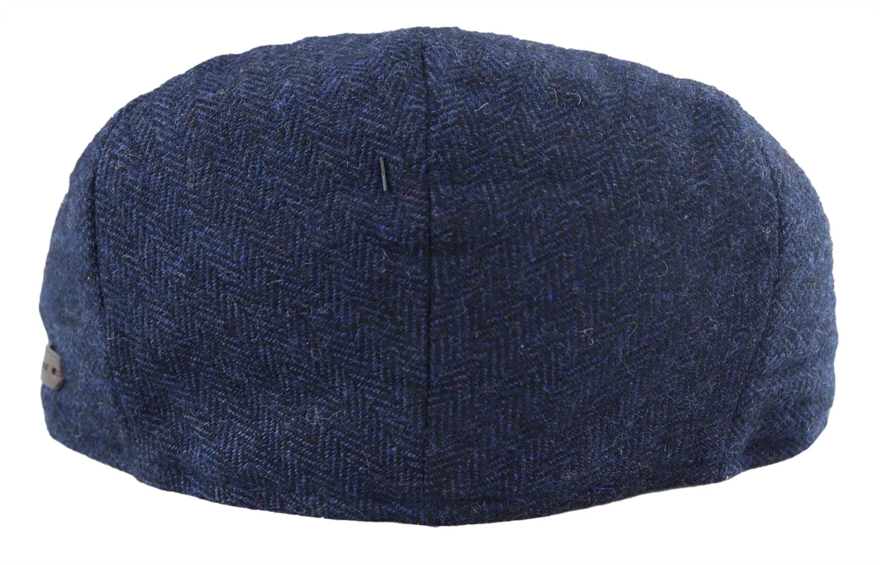 Miesten flat cap -villainen kalanruotokuvioinen laivastonsininen tweed-lippis, klassinen 1920-luvun unisex-poikamalli