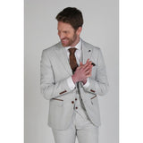 Mark - Miesten beige ruutubleiseri
