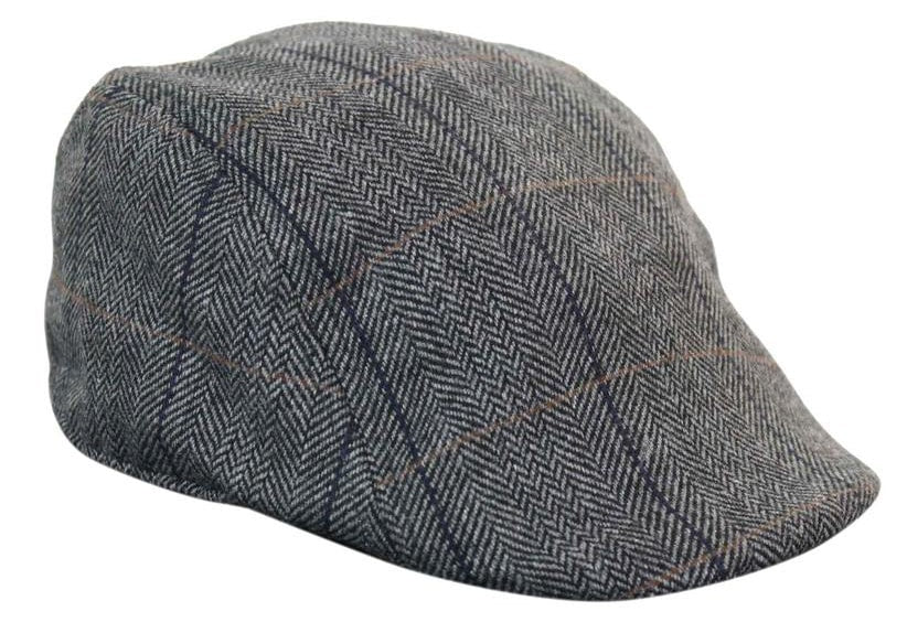 Marc Darcy DX7 miesten tweed-vintage-retrovaaleat flattihatut, Peaky Blinders -ruutukuvioiset klassiset hatut