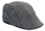 Marc Darcy DX7 miesten tweed-vintage-retrovaaleat flattihatut, Peaky Blinders -ruutukuvioiset klassiset hatut