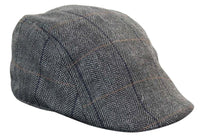 Marc Darcy DX7 miesten tweed-vintage-retrovaaleat flattihatut, Peaky Blinders -ruutukuvioiset klassiset hatut