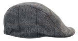 Marc Darcy DX7 miesten tweed-vintage-retrovaaleat flattihatut, Peaky Blinders -ruutukuvioiset klassiset hatut