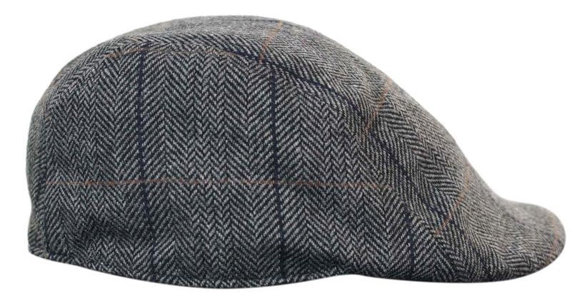 Marc Darcy DX7 miesten tweed-vintage-retrovaaleat flattihatut, Peaky Blinders -ruutukuvioiset klassiset hatut