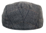 Marc Darcy DX7 miesten tweed-vintage-retrovaaleat flattihatut, Peaky Blinders -ruutukuvioiset klassiset hatut