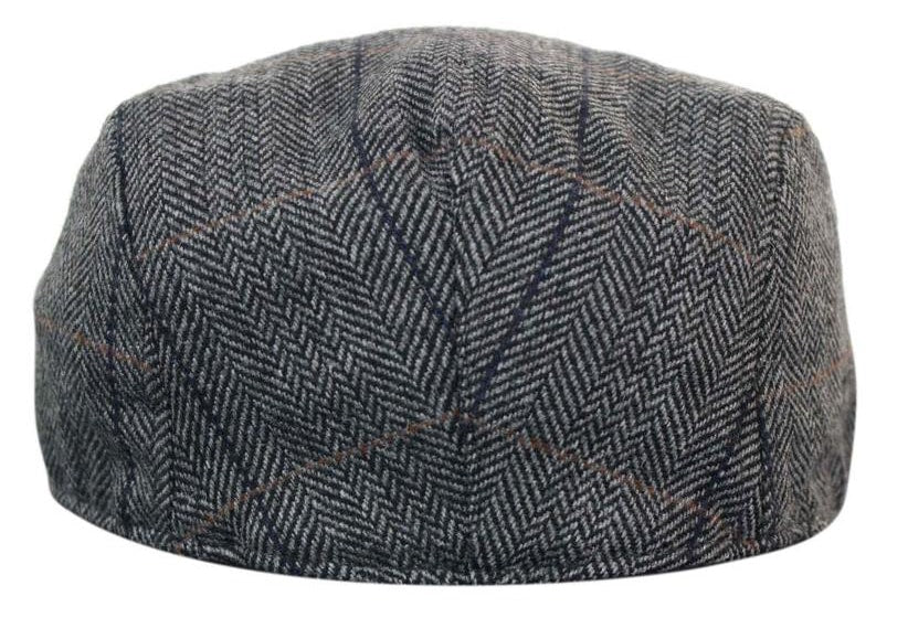 Marc Darcy DX7 miesten tweed-vintage-retrovaaleat flattihatut, Peaky Blinders -ruutukuvioiset klassiset hatut