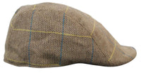 Marc Darcy DX7 miesten tweed-vintage-retrovaaleat flattihatut, Peaky Blinders -ruutukuvioiset klassiset hatut