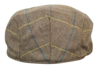 Marc Darcy DX7 miesten tweed-vintage-retrovaaleat flattihatut, Peaky Blinders -ruutukuvioiset klassiset hatut