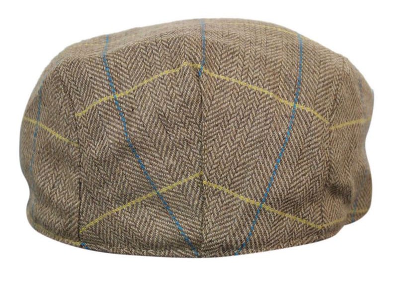 Marc Darcy DX7 miesten tweed-vintage-retrovaaleat flattihatut, Peaky Blinders -ruutukuvioiset klassiset hatut